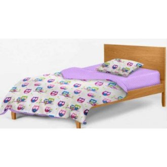 Детское постельное белье Cosas Owls violet