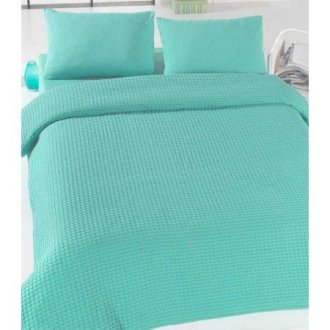 Покрывало пике Eponj Home Burumcuk Mint 200*235