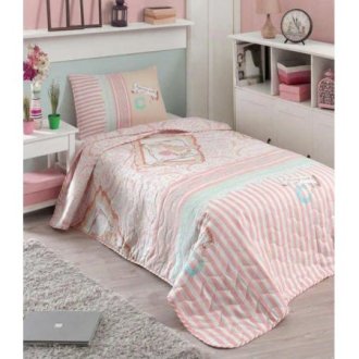 Стеганное покрывало Eponj Home Love me Cat