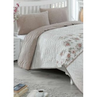 Покрывало с наволочками Eponj Home Lustro Kahve Покрывало с наволочками Eponj Home Lustro Kahve