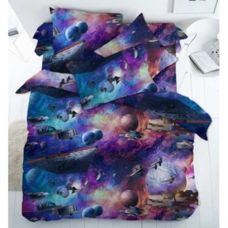 Детское постельное белье Космическая баталия