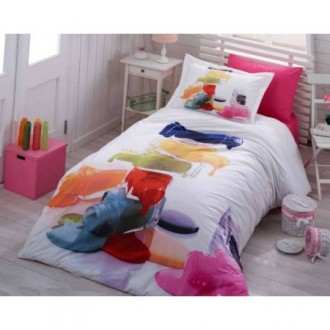Полуторное постельное бельё Rainbow