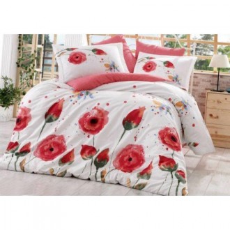 Постельное бельё Veronika красное