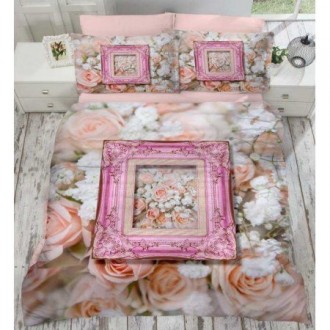 Постельное белье 3Д Gokay сатин Gonca евро