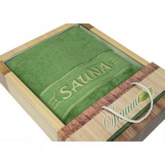 Полотенце махровое «Sauna Green»