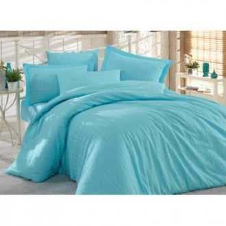 Постельное бельё Exclusive Diamond Stripe Aqua