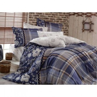 Постельное бельё Hobby Exclusive Sateen Monica синее