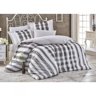 Постельное бельё Hobby Debora серое