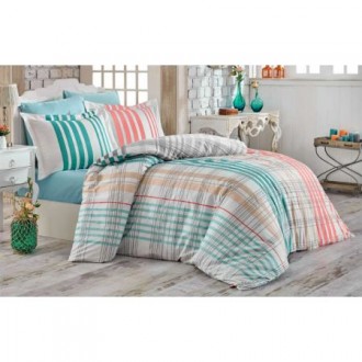 Постельное бельё Stripe зелёный