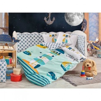 Детское постельное Baby Sailor зелёный