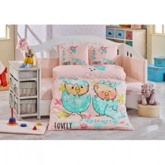 Детское постельное Lovely персиковое