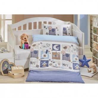 Детское постельное Sweet Home голубой