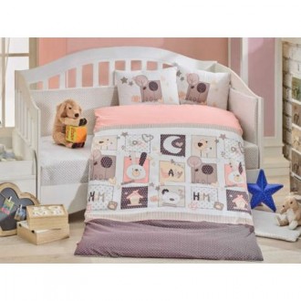 Детское постельное Sweet Home розовый Детское постельное Sweet Home розовый