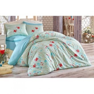 Постельное бельё Claudia мятное