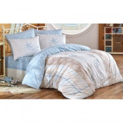 Постельное бельё Fulvia голубое