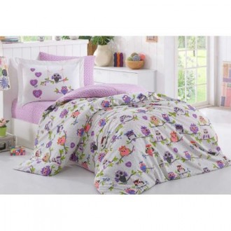 Детское постельное бельё Hobby Poplin Candy сиреневый Детское постельное бельё Hobby Poplin Candy сиреневый