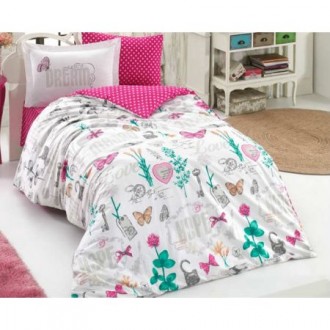 Детское постельное бельё Hobby Poplin Rossela фуксия