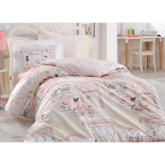 Детское постельное бельё Hobby Poplin Sonia розовое