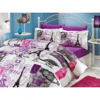 Детское постельное бельё Hobby Poplin Vicenta сиреневое
