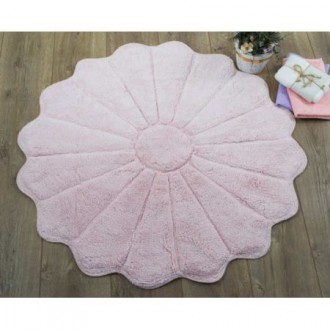 Коврик в ванную 90*90 Daisy Pembe