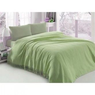 Покрывало Checkers Оливковое Покрывало Checkers Оливковое