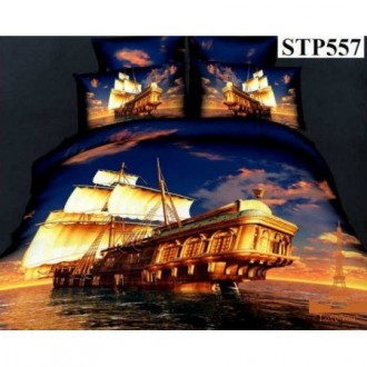 Постельное бельё 3D Бригантина