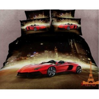 Постельное бельё 3D Феррари
