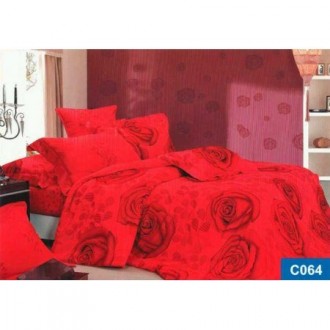 Постельное белье евро Red Rose