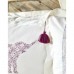 Постельное бельё Karaca Home + плед Espilo Bordo