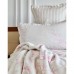 Постельное бельё Karaca Home + плед Passero Pudra