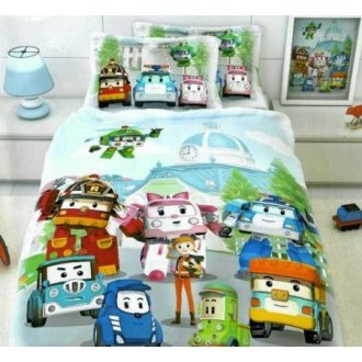 Детское постельное бельё Pretty ранфорс Робокар