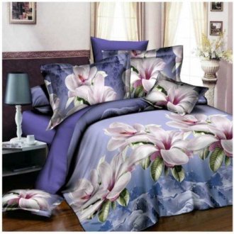 Постельное бельё 3D Moon Love ранфорс 251151