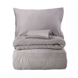 Элитное постельное бельё Karaca Home + Плед Brezza lila