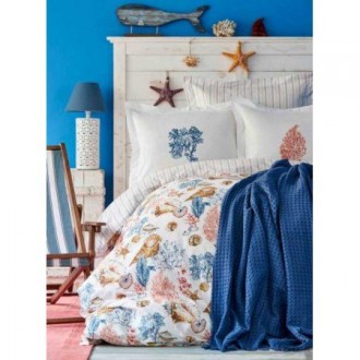 Летнее постельное бельё пике Karaca Home Mercan Летнее постельное бельё пике Karaca Home Mercan