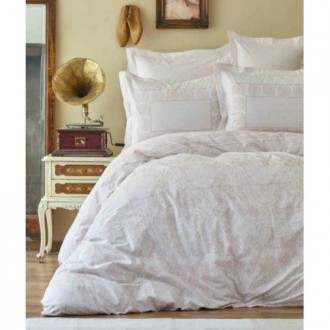 Постельное бельё евро Karaca Home Quatre Pudra