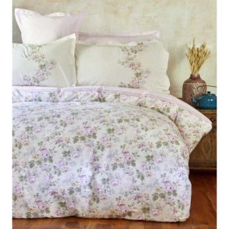 Постельное бельё евро Karaca Home Shale Lila