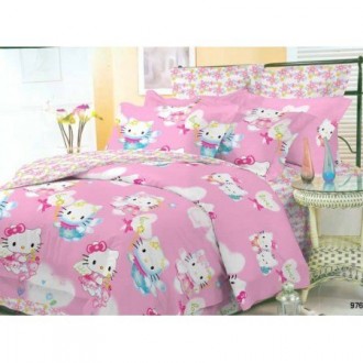 Детский комплект постельного белья «Китти»