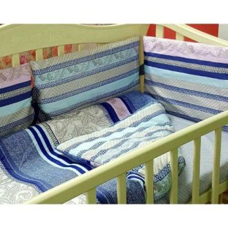 Комплект в кроватку для новорожденных "Соната"