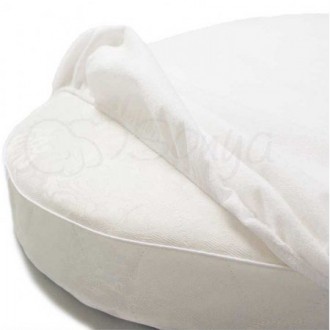 Наматрасник непромокаемый в круглую кроватку