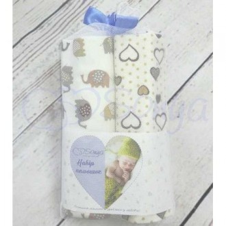 Набор пеленок "Шоколадный"