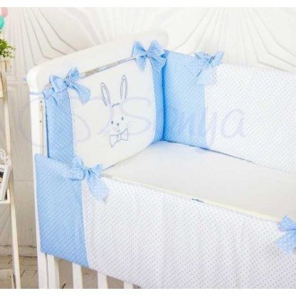 Защита на кроватку Smile Blue Защита на кроватку Smile Blue