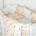 Детский комплект сменный Stars на овальную кроватку Детский комплект сменный Stars на овальную кроватку
