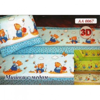 Постельное белье Тиротекс Мишки с медом в детскую кроватку