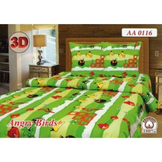 Детское постельное белье Тиротекс Angry Birds в кроватку