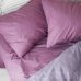 Постельное белье Хлопковые Традиции поплин PF025 фиолетовое с лиловым