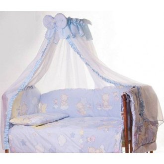 Набор в кроватку «Мишки и звёзды»