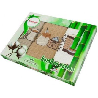 Набор кухонных полотенец Bamboo-Cotton