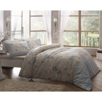 Евро комплект постельного белья Cecily
