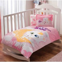 Детское постельное белье Tac ранфорс Pisi baby в кроватку