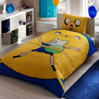 Дитяча постільна білизна TAC ранфорс Adventure Time